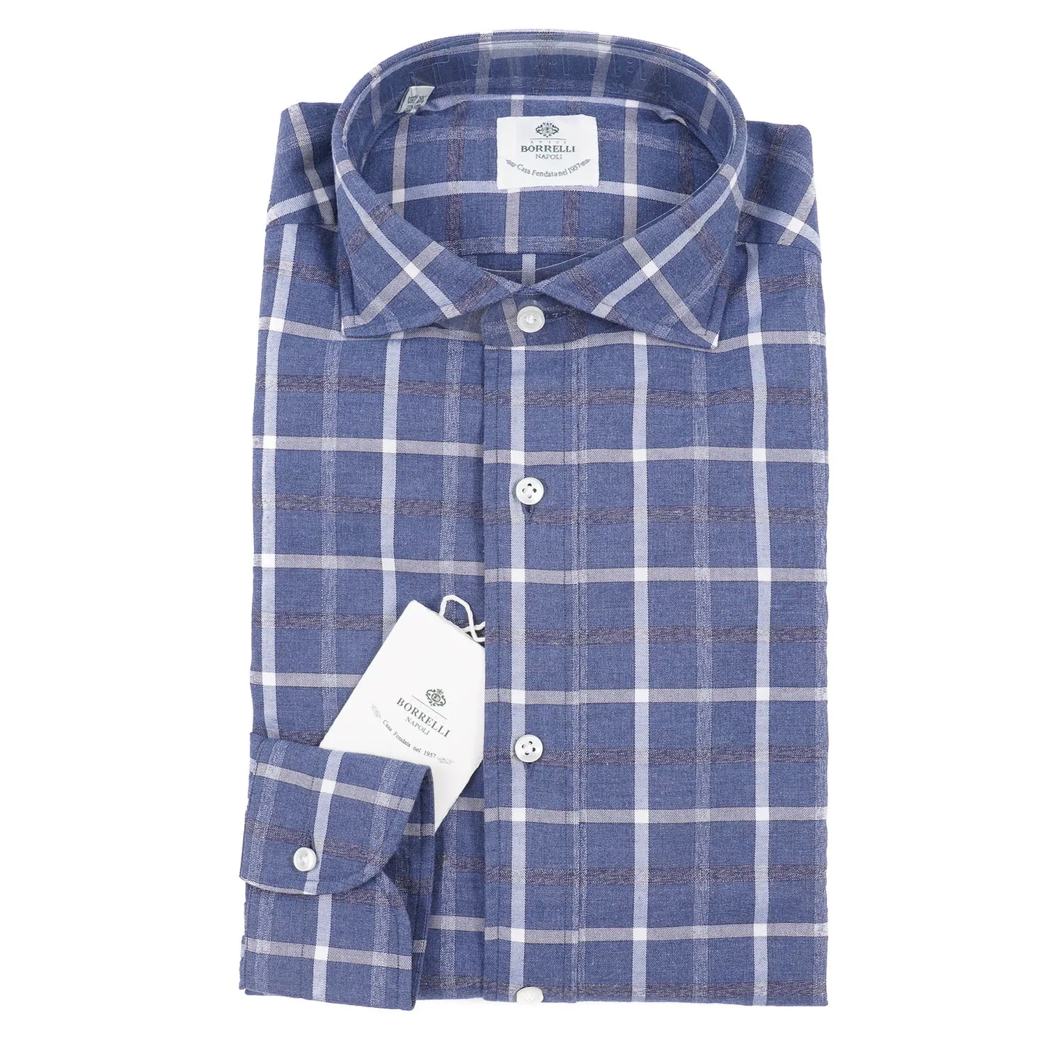 Luigi Borrelli Regular-Fit Cotton Shirt