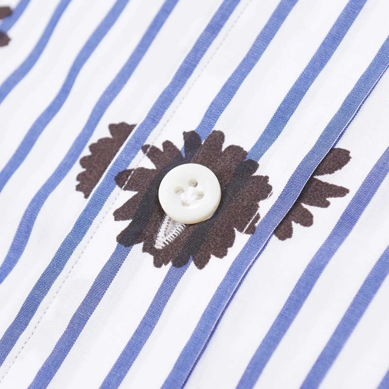 Luigi Borrelli Regular-Fit Floral Cotton Shirt
