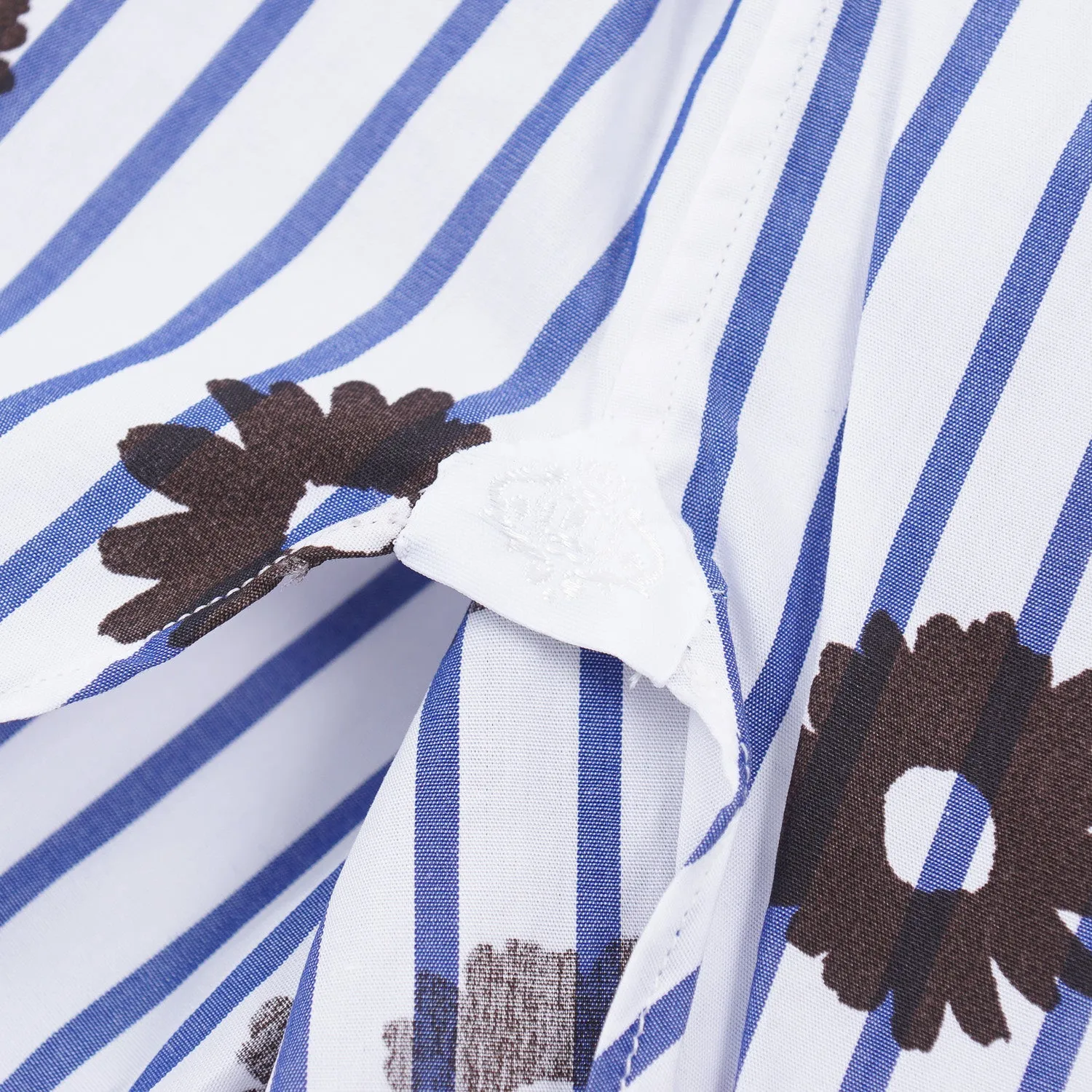 Luigi Borrelli Regular-Fit Floral Cotton Shirt