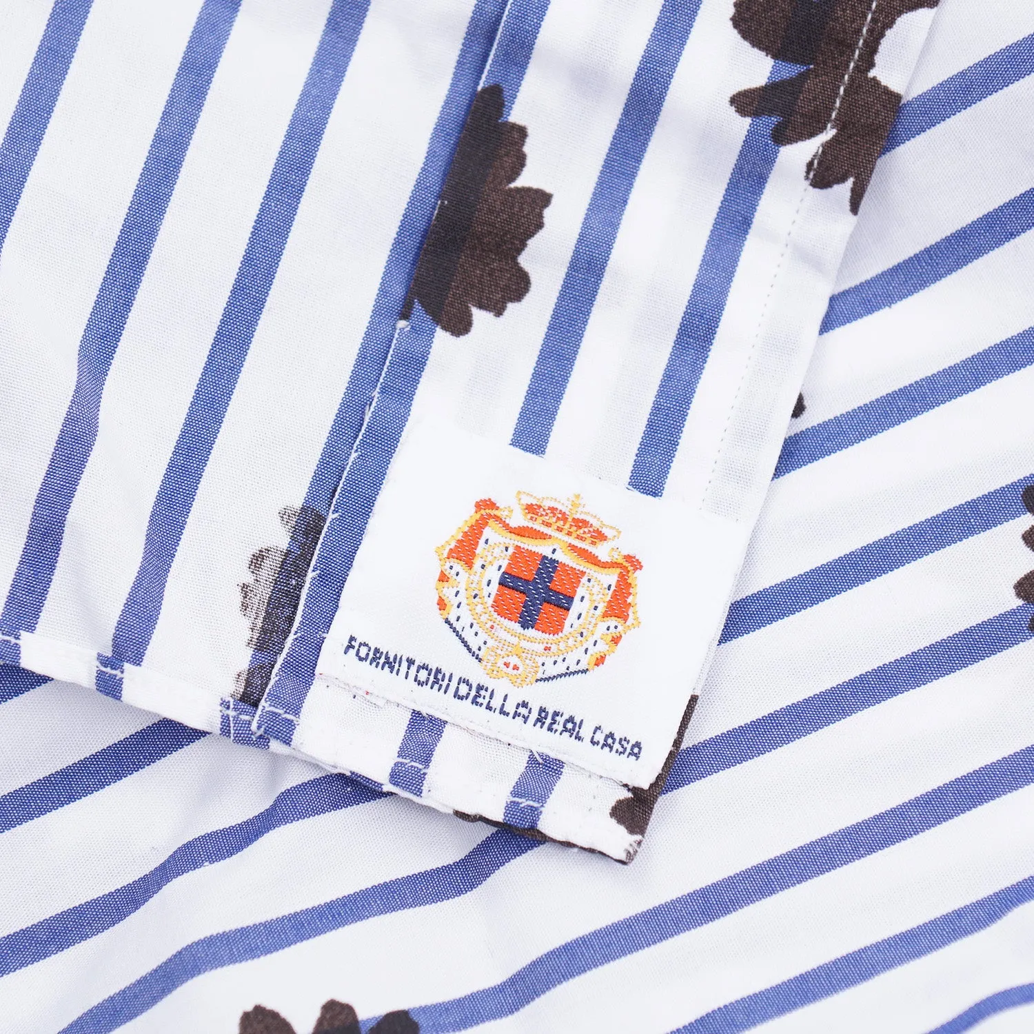 Luigi Borrelli Regular-Fit Floral Cotton Shirt