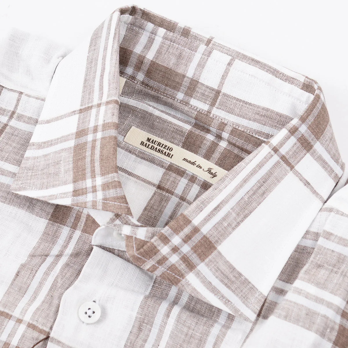 Maurizio Baldassari Classic-Fit Linen Shirt