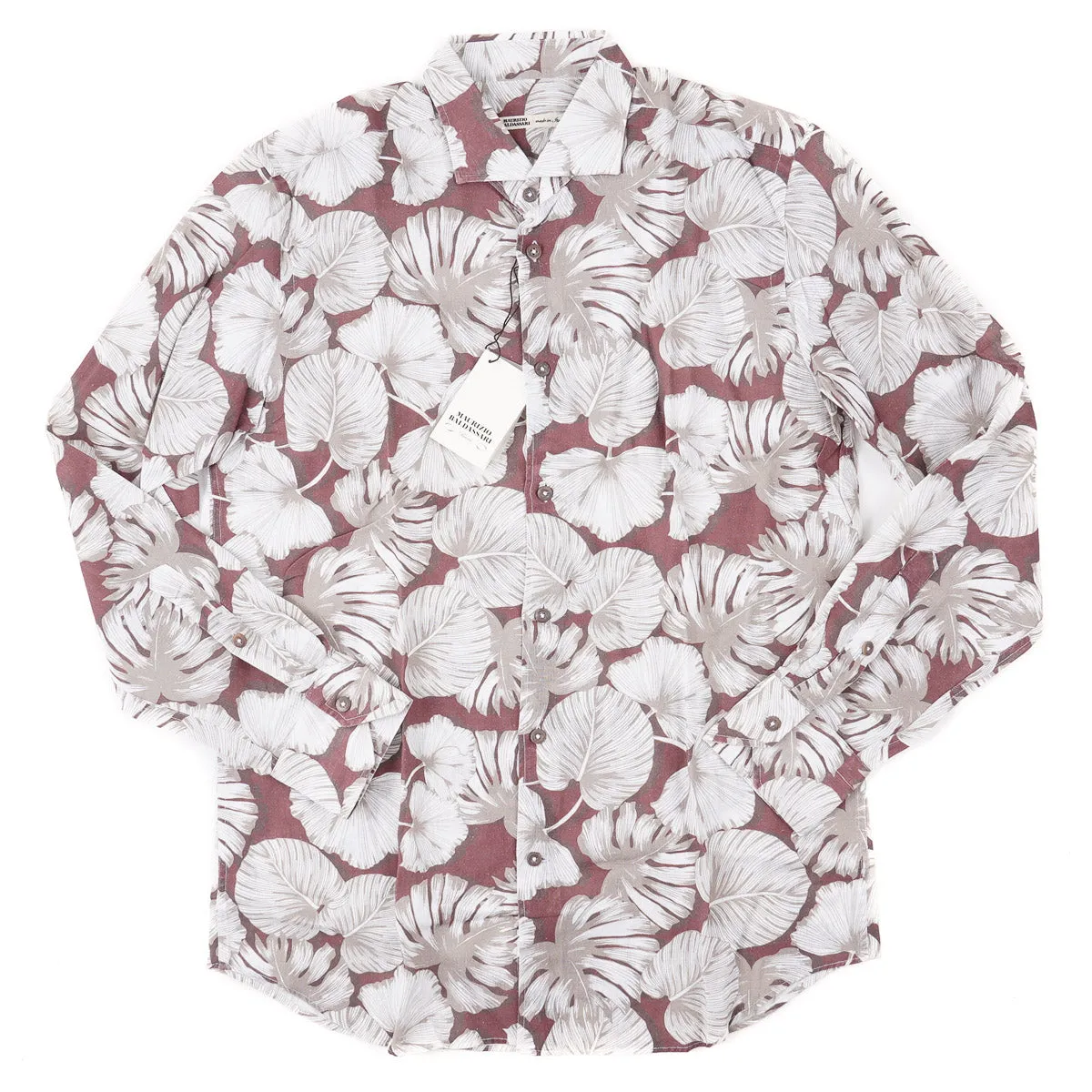 Maurizio Baldassari Floral Linen Shirt