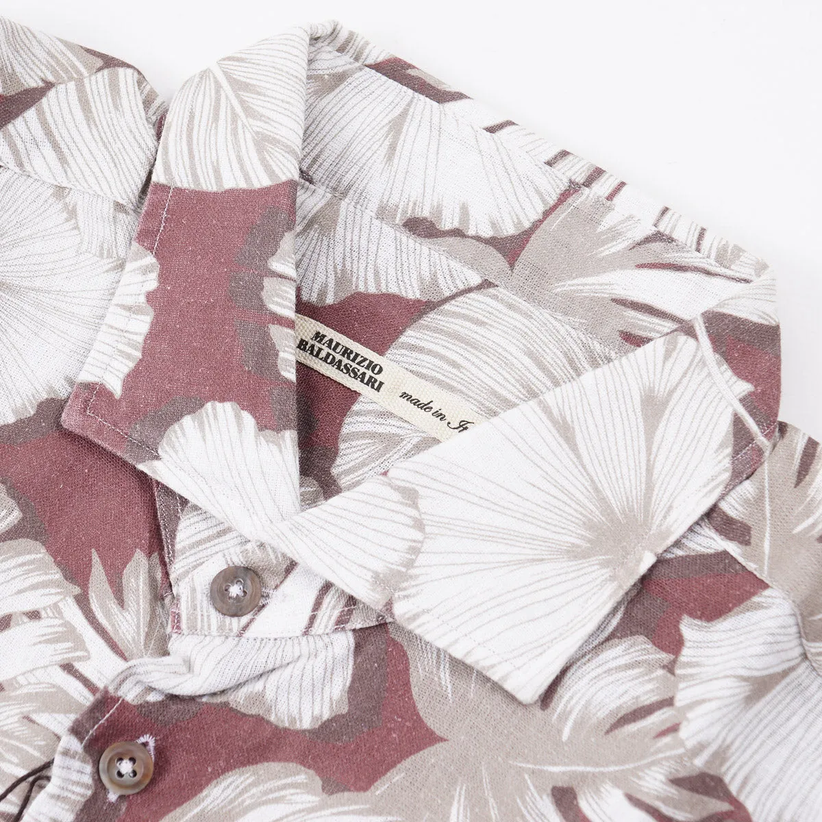 Maurizio Baldassari Floral Linen Shirt