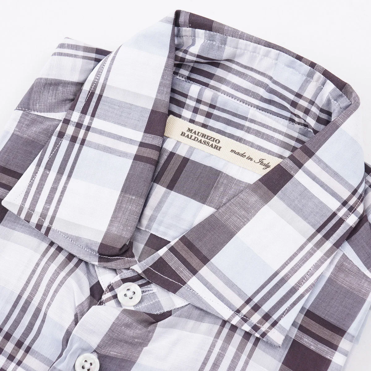 Maurizio Baldassari Linen-Cotton Shirt