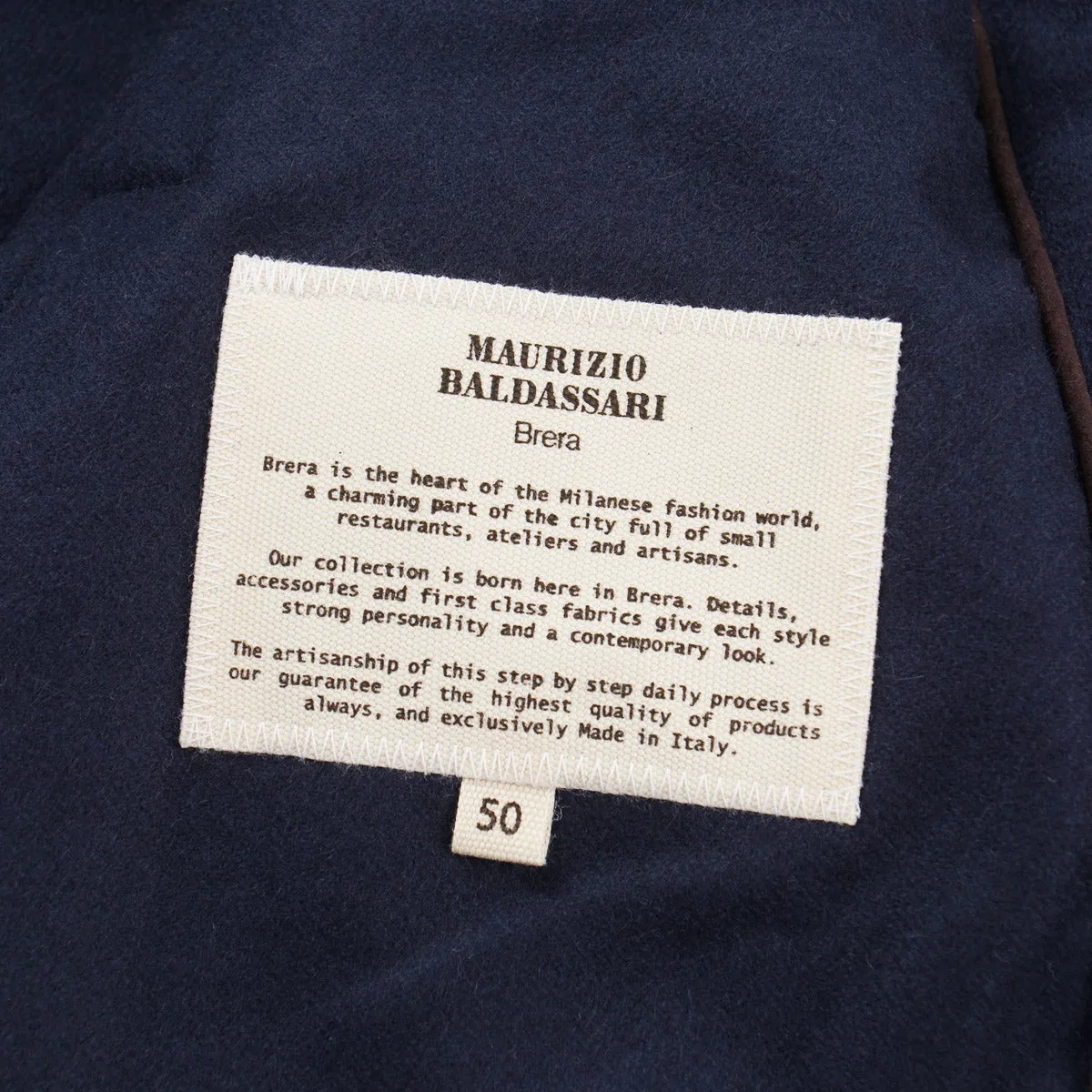 Maurizio Baldassari Solferino Cashmere Overshirt