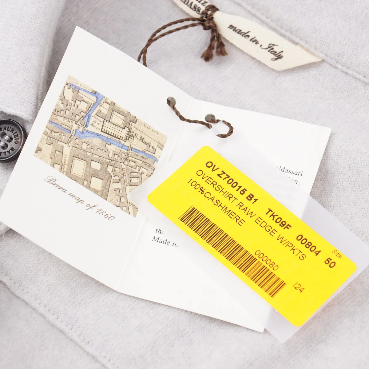 Maurizio Baldassari Solferino Cashmere Overshirt
