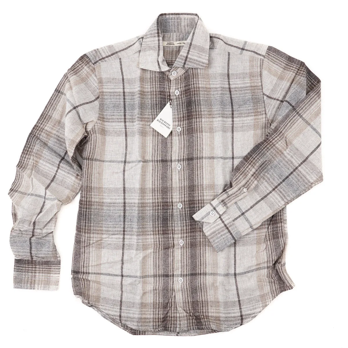 Maurizio Baldassari Wool-Cashmere Shirt