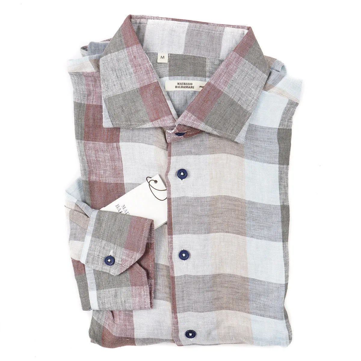 Maurizio Baldassari Woven Linen Shirt