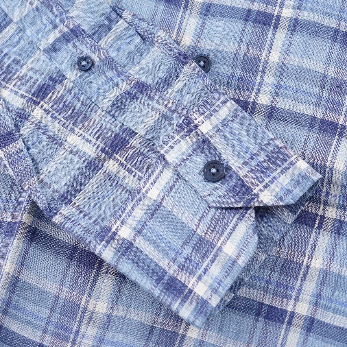 Maurizio Baldassari Woven Linen Shirt