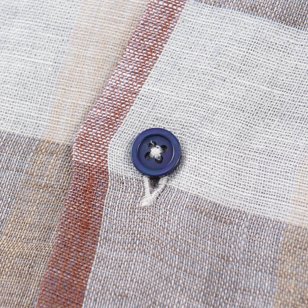 Maurizio Baldassari Woven Linen Shirt