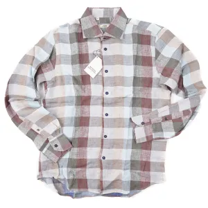 Maurizio Baldassari Woven Linen Shirt