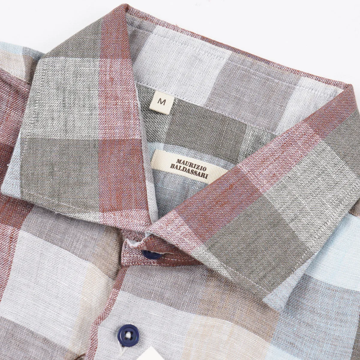 Maurizio Baldassari Woven Linen Shirt