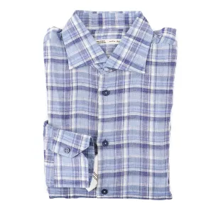 Maurizio Baldassari Woven Linen Shirt