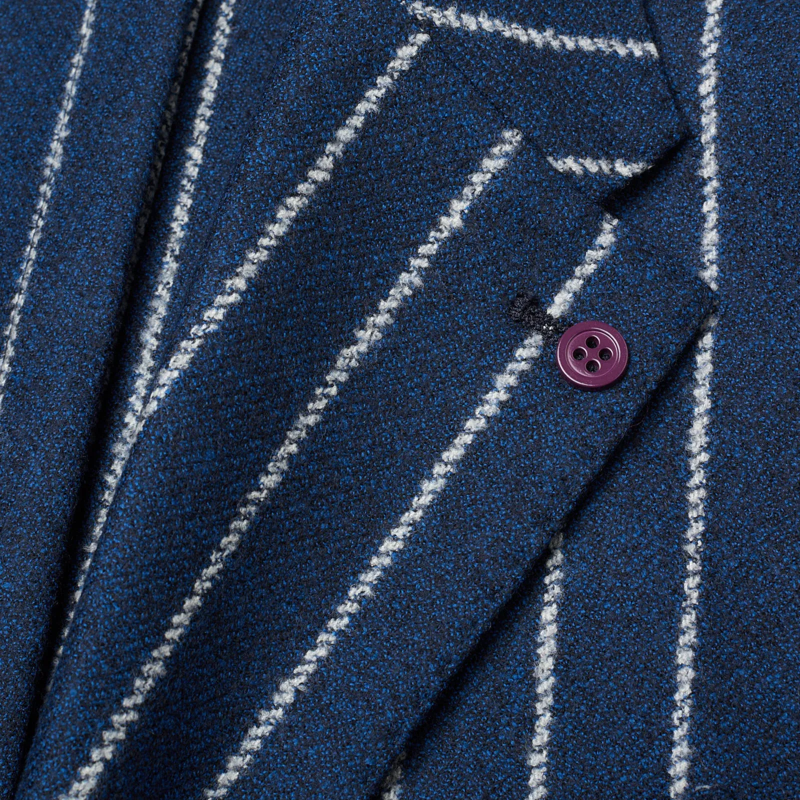 SARTORIA PARTENOPEA Blue Chalk Striped Wool Suit EU 50 NEW US 40 Current Model