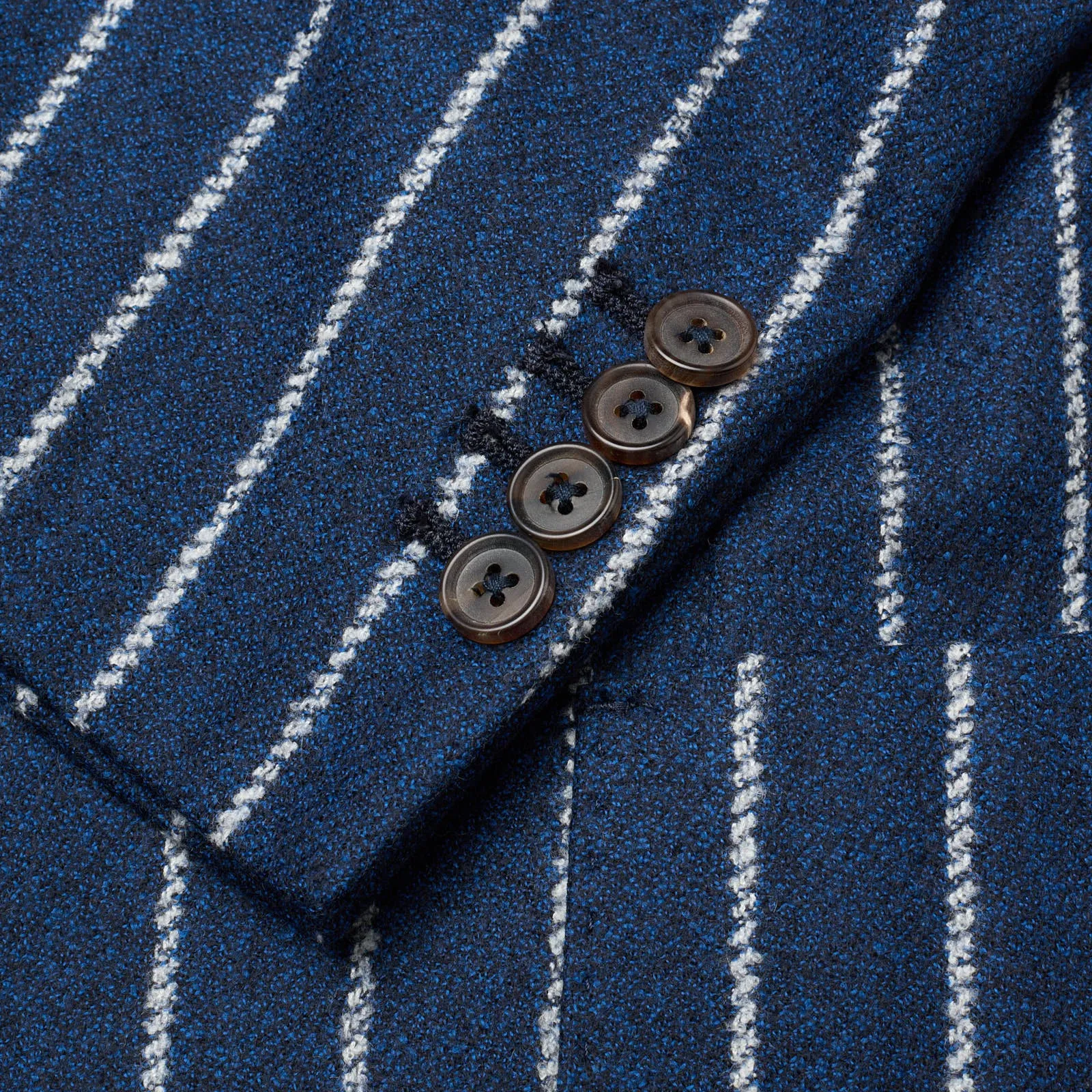 SARTORIA PARTENOPEA Blue Chalk Striped Wool Suit EU 50 NEW US 40 Current Model