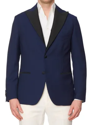 SARTORIA PARTENOPEA Blue Dinner Smoking Jacket EU 50 NEW US 40 Current Model
