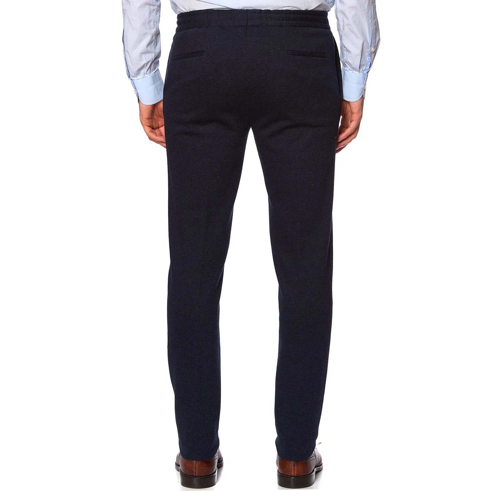 SARTORIA PARTENOPEA Blue Jersey Unlined Suit EU 50 NEW US 40 Current Model