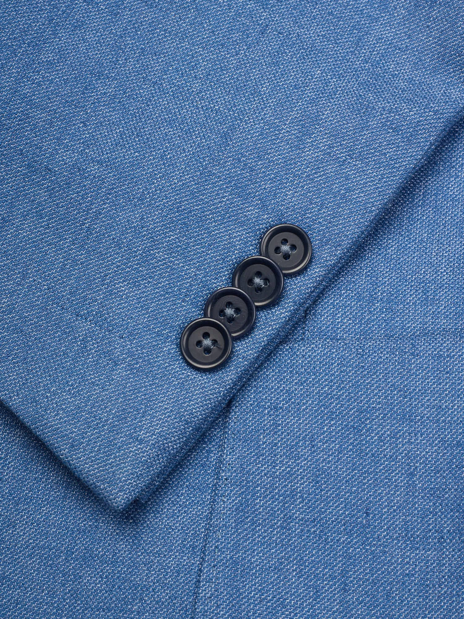 SARTORIA PARTENOPEA Blue Micro Cotton-Polyester-Linen Suit EU 50 NEW US 40 Current Model