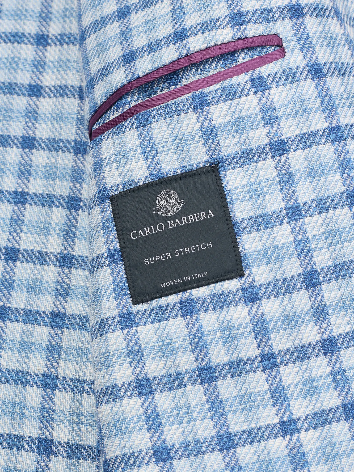SARTORIA PARTENOPEA Blue Stretch Carlo Barbera Jacket EU 48 NEW US 38