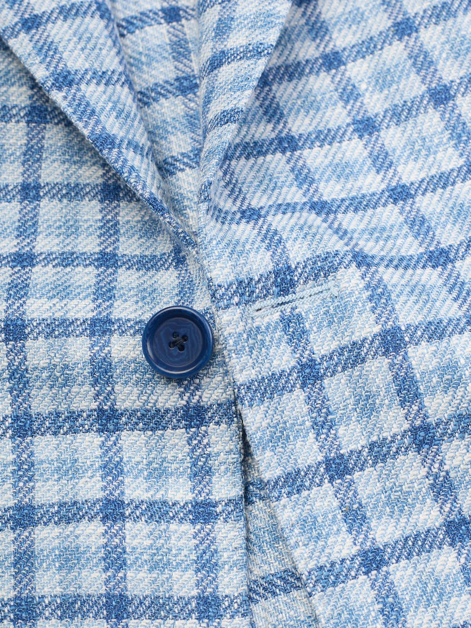 SARTORIA PARTENOPEA Blue Stretch Carlo Barbera Jacket EU 48 NEW US 38