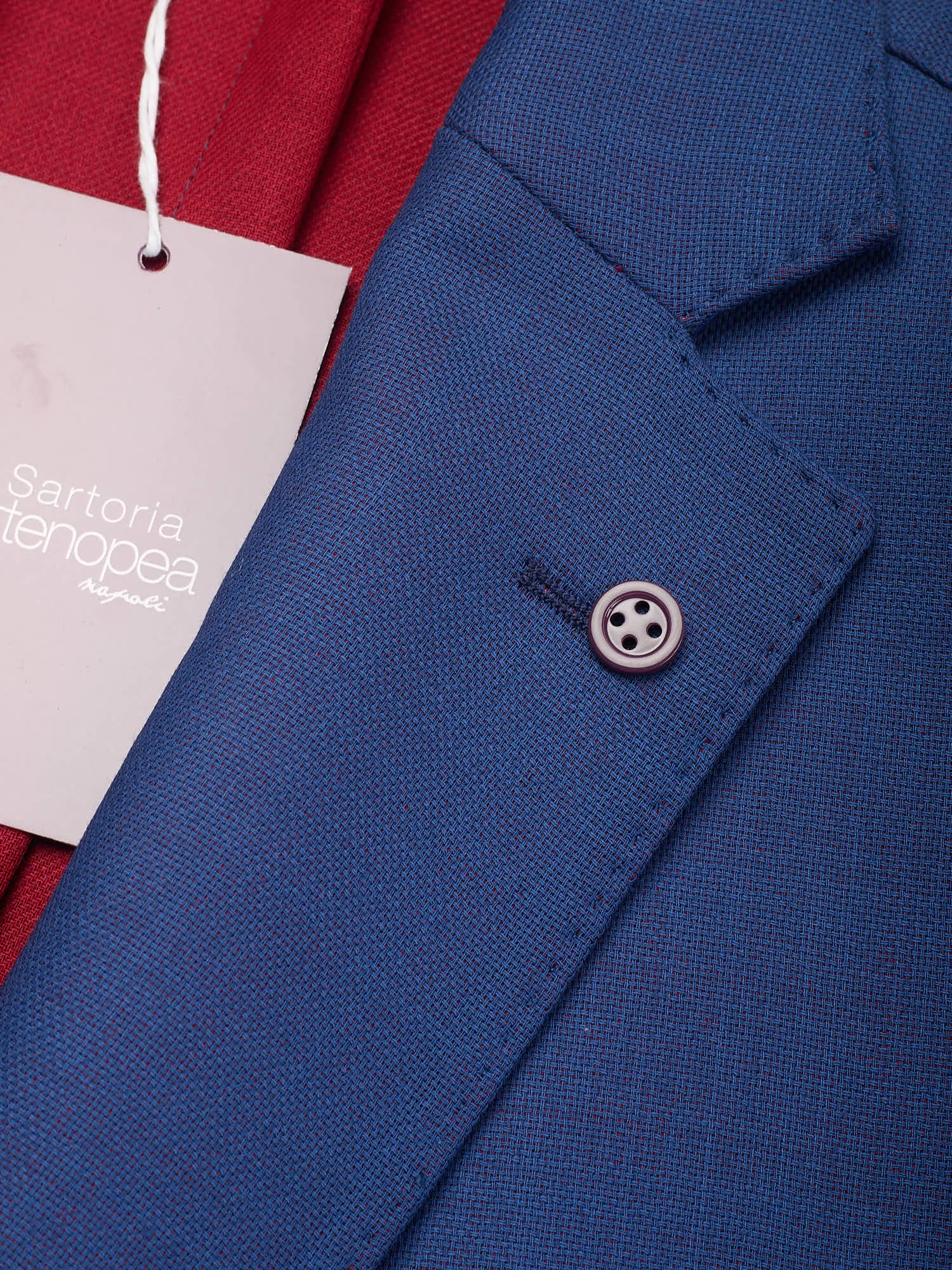 SARTORIA PARTENOPEA Blue VBC Drapers Blazer Jacket EU 52 NEW US 42 Current Model