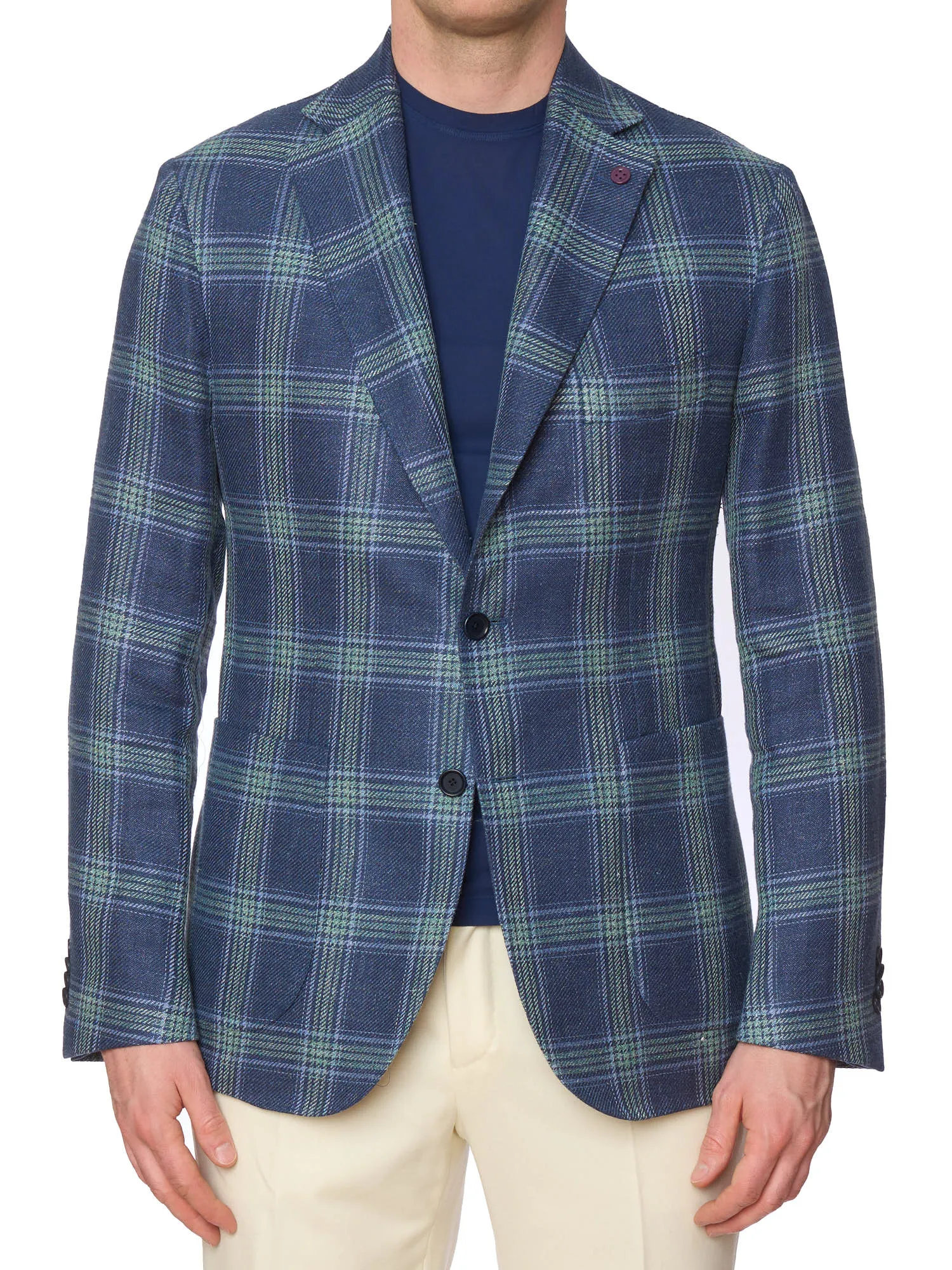 SARTORIA PARTENOPEA Blue VBC Drapers Jacket EU 52 NEW US 42 Current Model