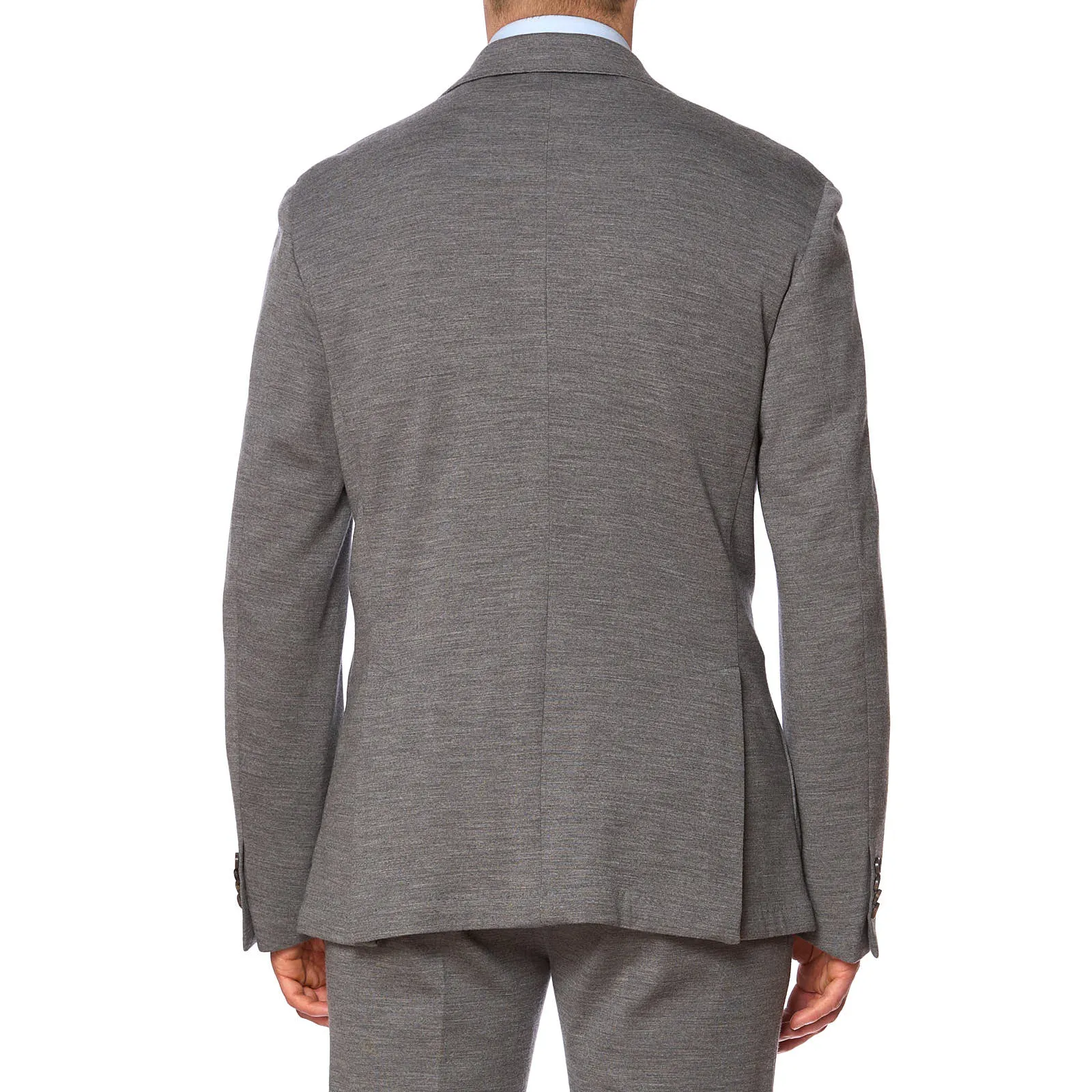 SARTORIA PARTENOPEA Gray Jersey Unlined Suit EU 52 NEW US 42 Current Model