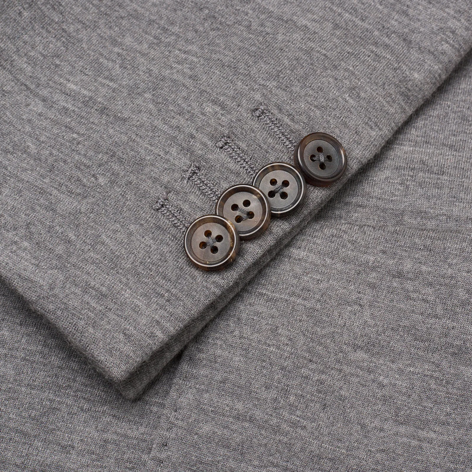 SARTORIA PARTENOPEA Gray Jersey Unlined Suit EU 52 NEW US 42 Current Model