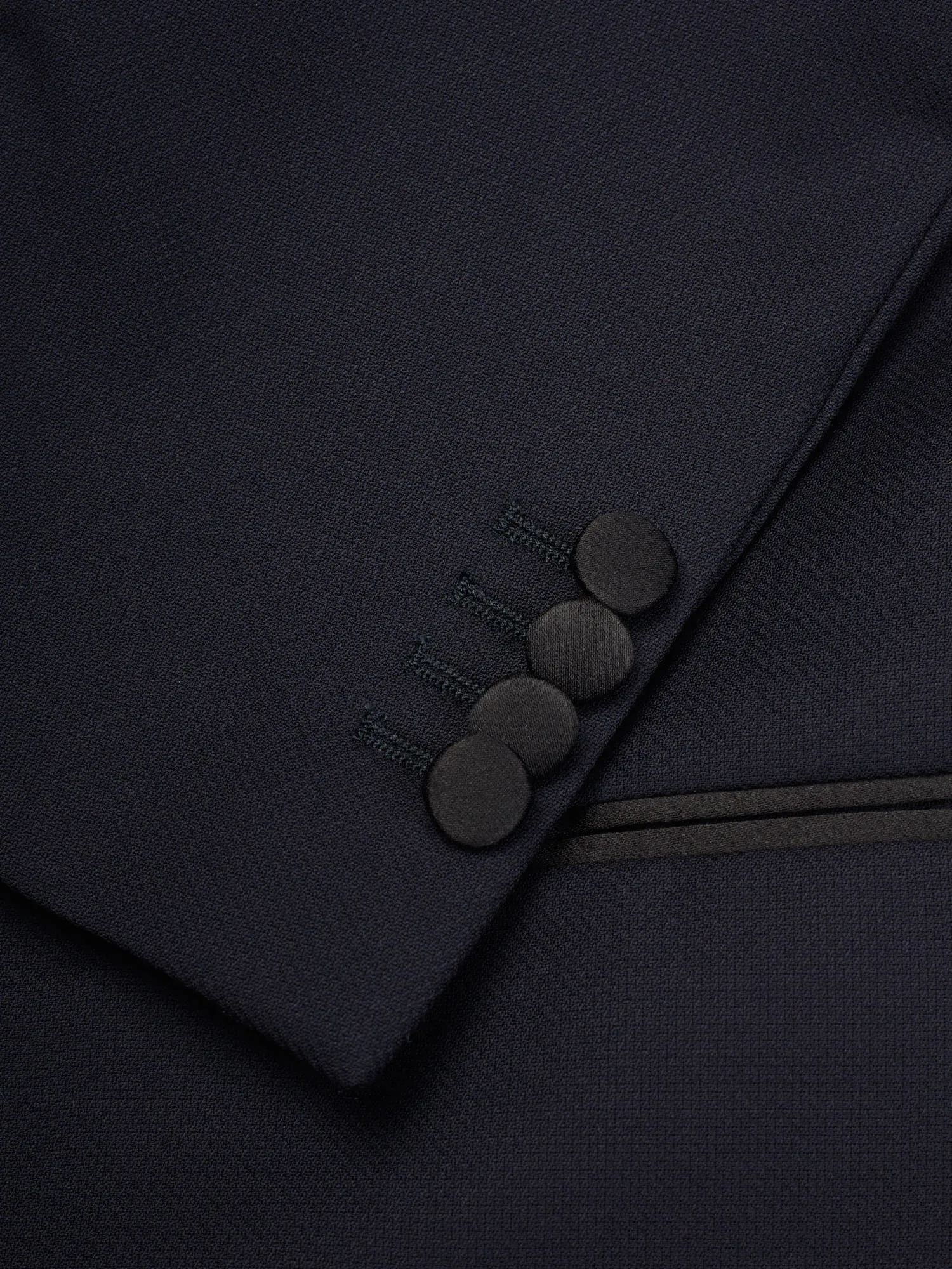 SARTORIA PARTENOPEA Midnight BlueSuper 120's DB Tuxedo Suit EU 50 NEW US 40