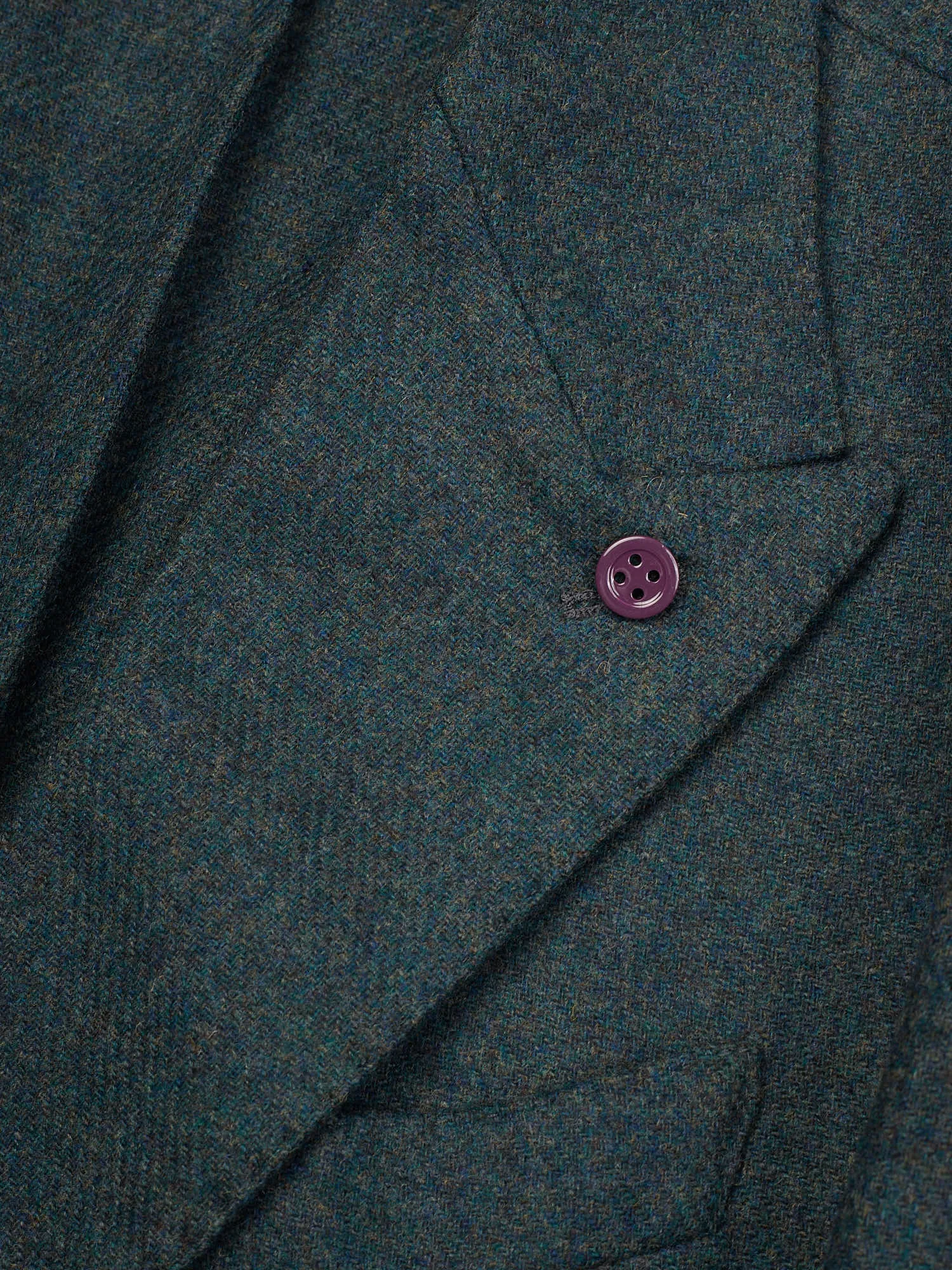 SARTORIA PARTENOPEA Peak Lapel Flannel Wool Jacket EU 52 NEW US 42 Current Model