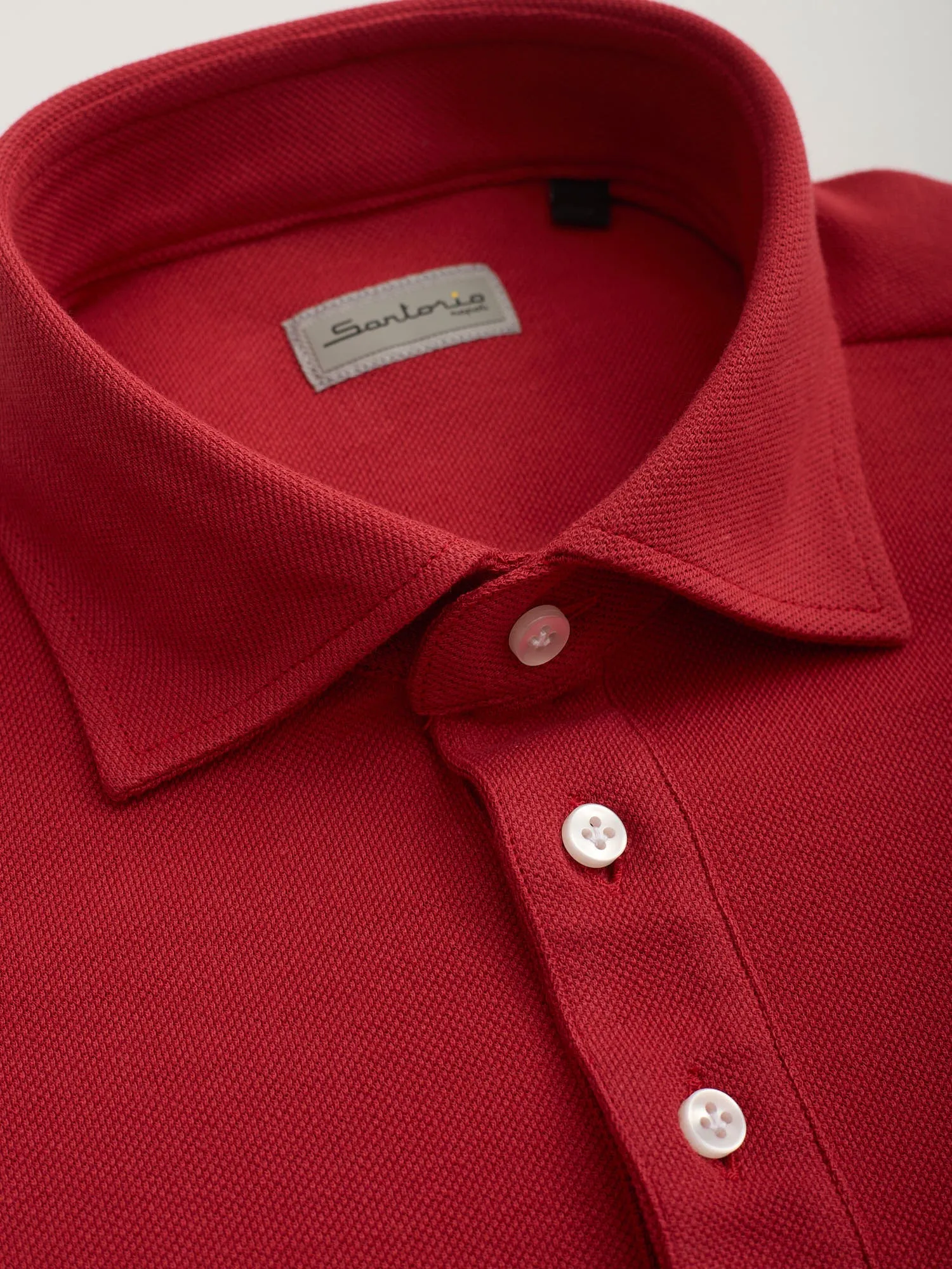 SARTORIO Napoli by KITON Raspberry Cotton Pique Polo Shirt NEW