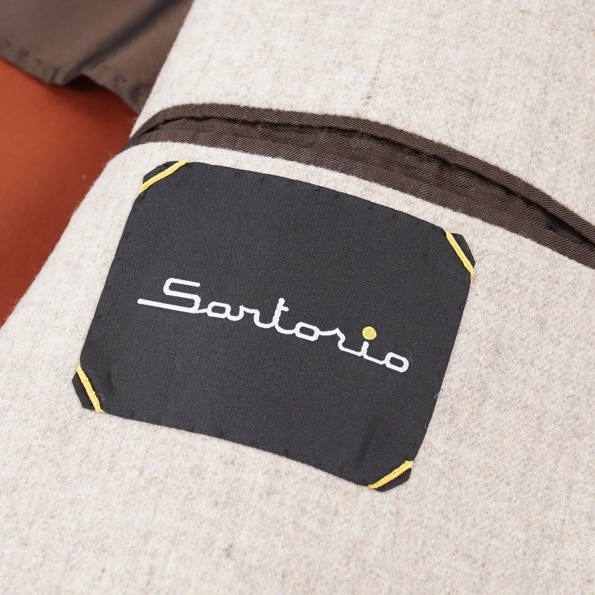 Sartorio Soft Flannel Wool Overcoat