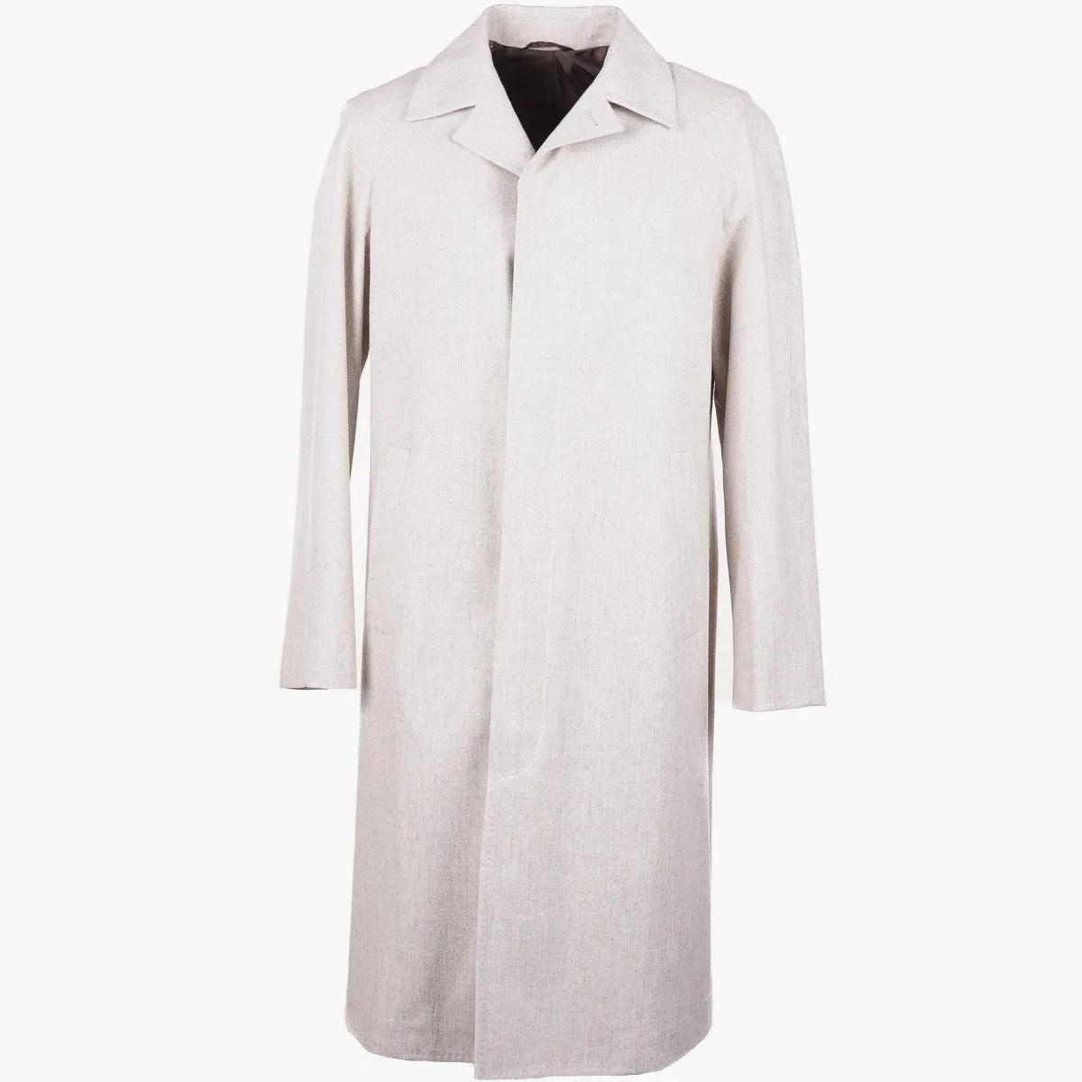 Sartorio Soft Flannel Wool Overcoat
