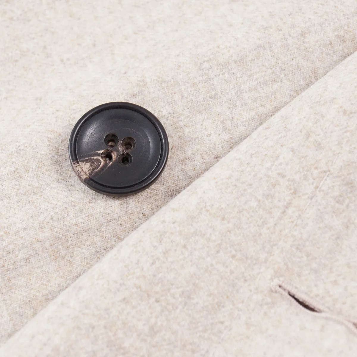Sartorio Soft Flannel Wool Overcoat