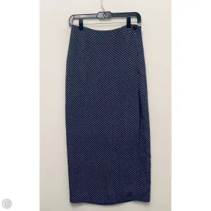 Skirt Maxi By Geoffery Beene In Blue. Size: 6