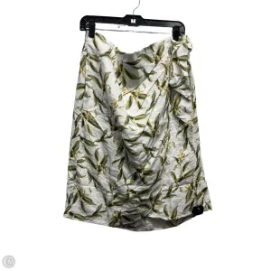 Skirt Midi By Chicos In Green & White. Size: L
