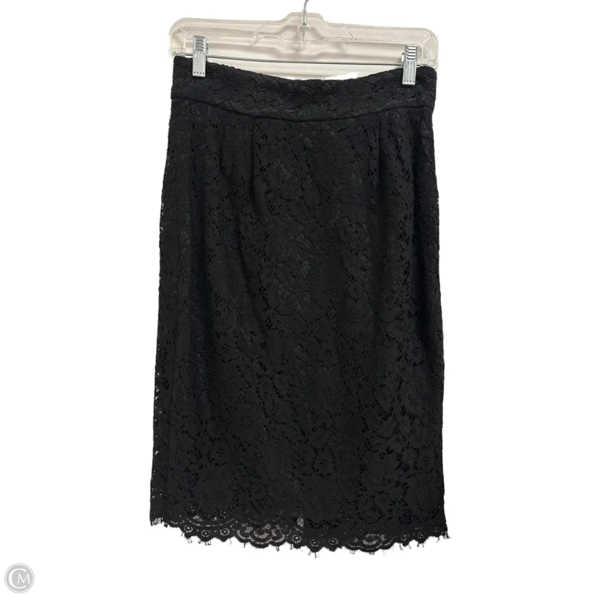 Skirt Midi By J. Crew In Black. Size: 4