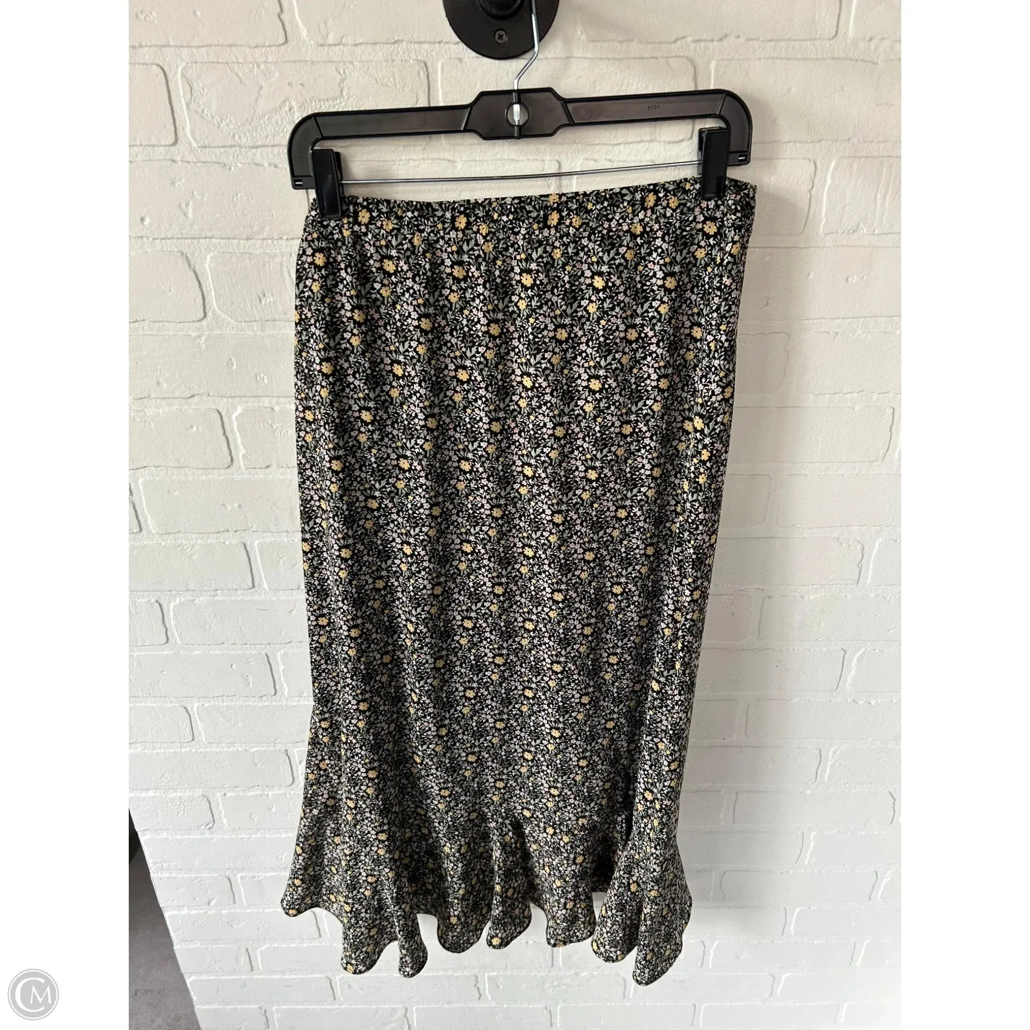 Skirt Midi By Max Studio In Black & Green. Size: 12