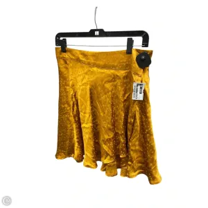 Skirt Mini & Short By Free People In Gold. Size: 8
