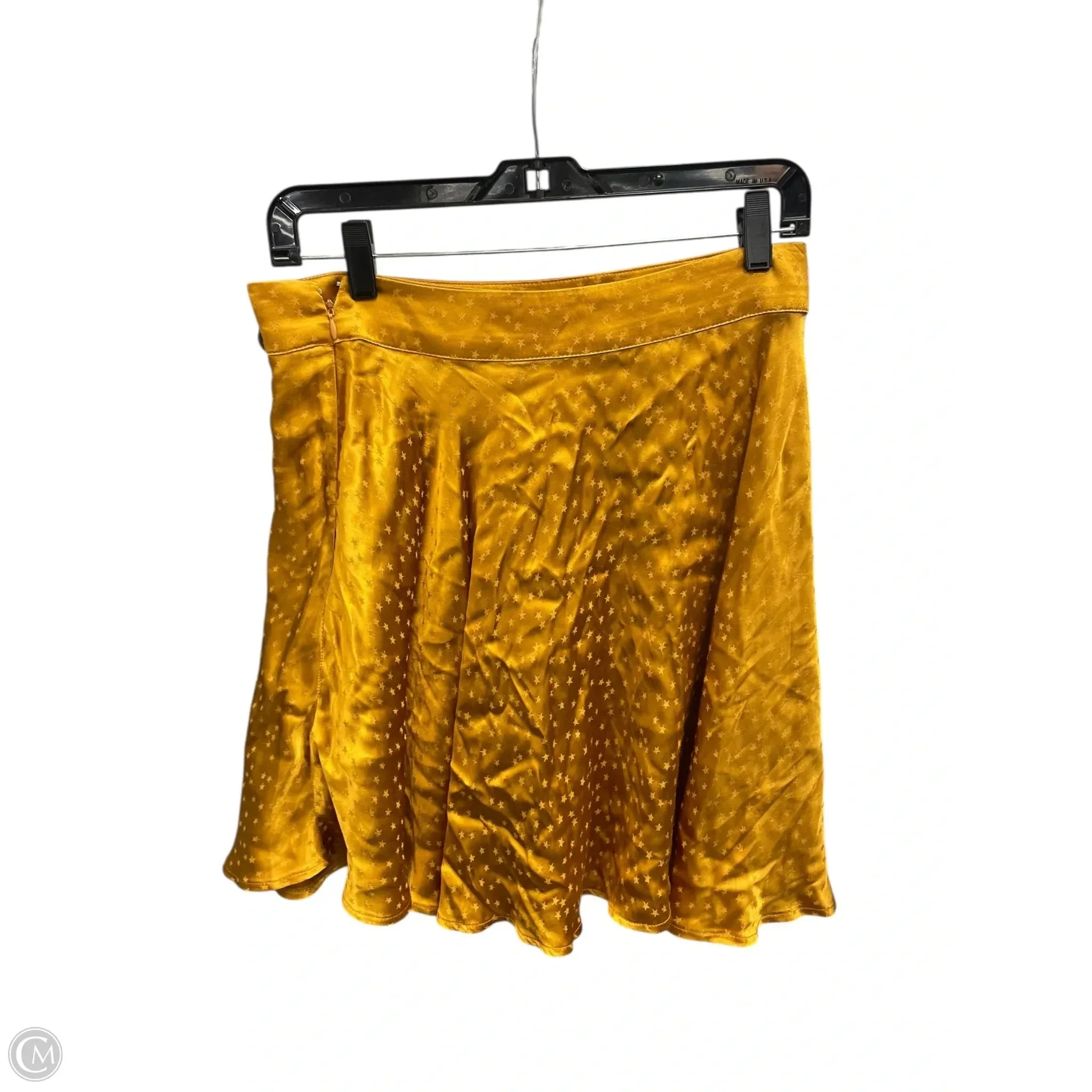 Skirt Mini & Short By Free People In Gold. Size: 8
