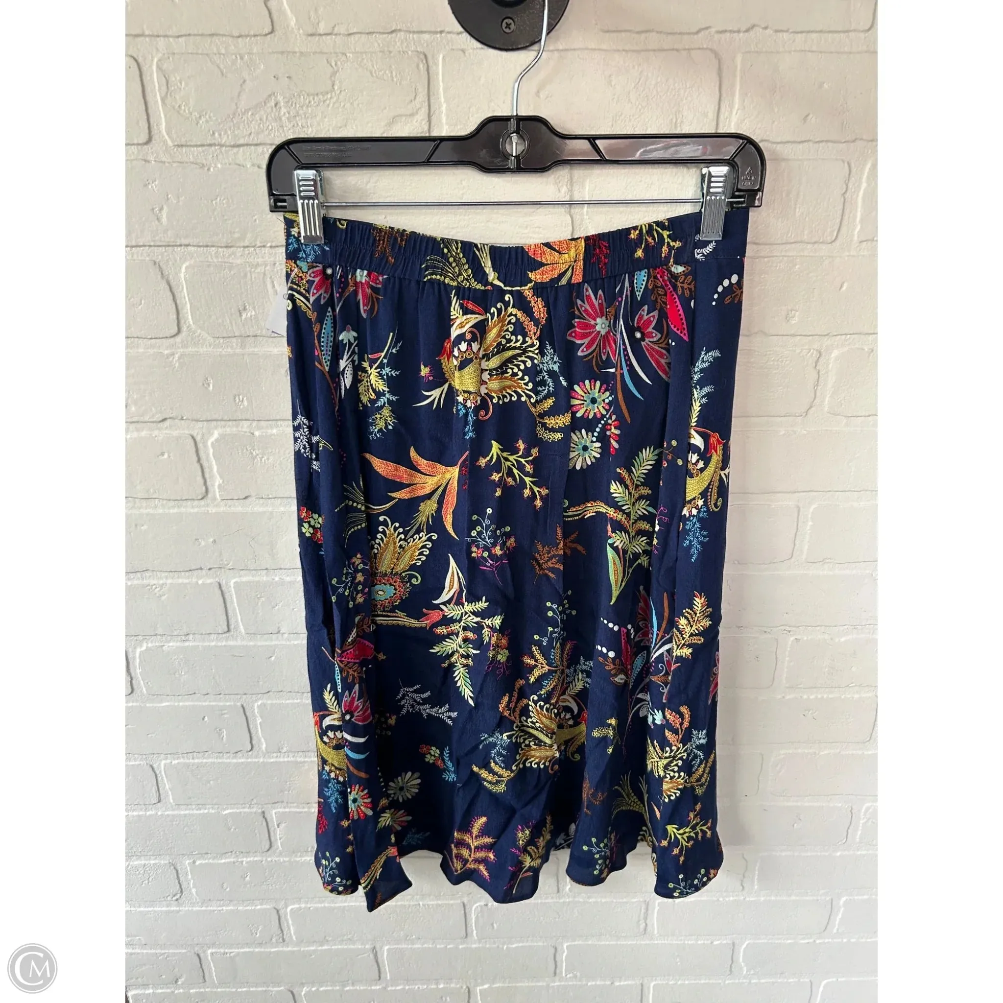 Skirt Mini & Short By Talbots In Blue & Yellow. Size: 6p