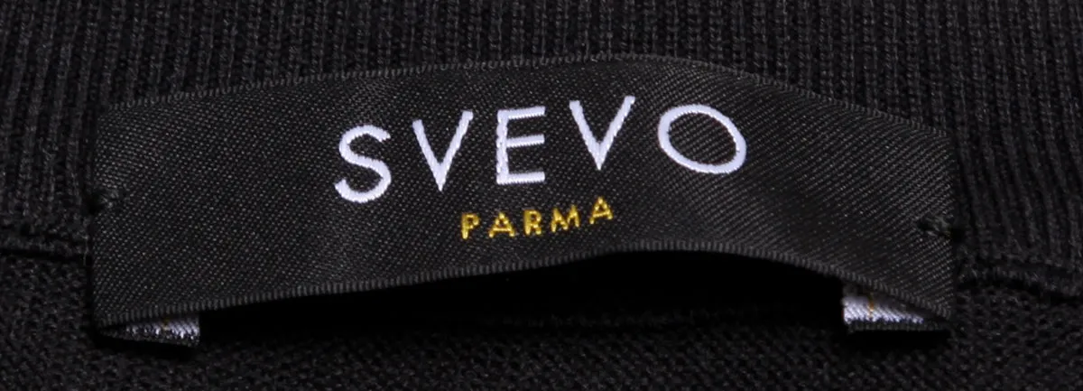 Svevo Parma Black V-Neck Sweater