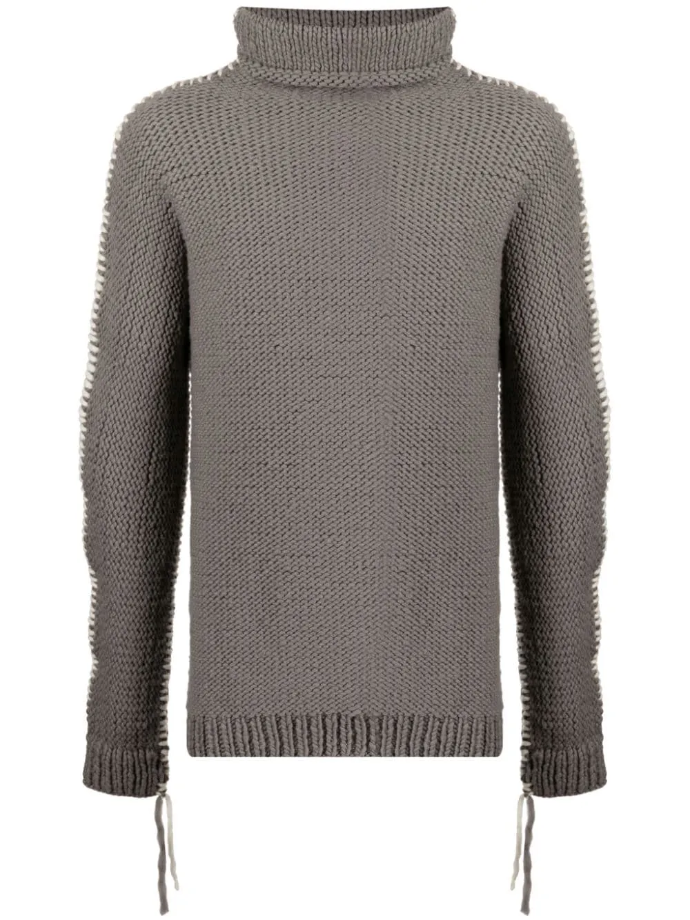 Whipstitch-Detail Merino Jumper